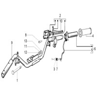 T33 - Pieces composant le guidon