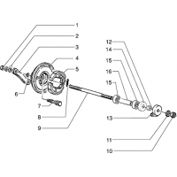 T43 - Pieces composant la roue AR
