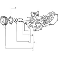 T4 - Ensemble cylindre-piston-axe de piston