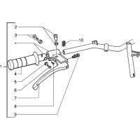 T32 - Pieces composant le guidon