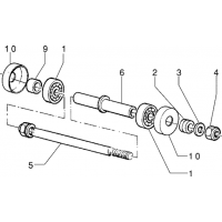 T43 - Pieces composant la roue AR