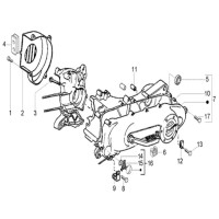 T6 - Couvercle transmission-couvercle limaçon