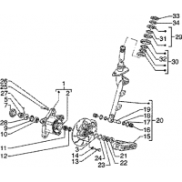 T30 - Tube de direction-frein a disque