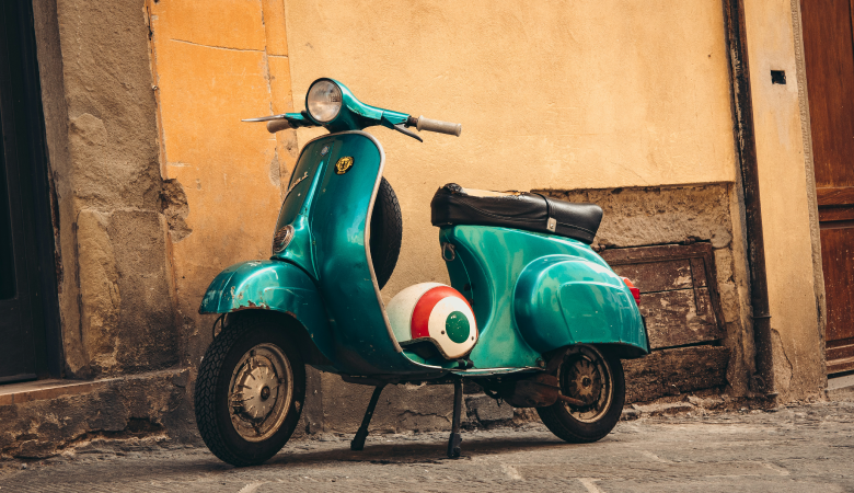 Scooter Italien Piaggio Vert 